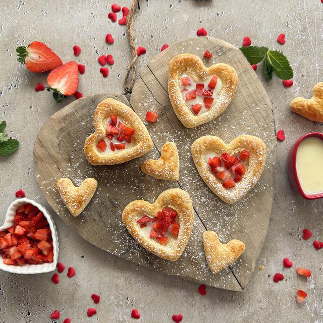 Postres con hojaldre