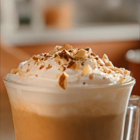 Creamy Hazelnut Latte
