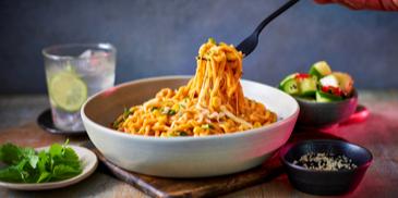 Korean Cheesy Sweetcorn Noodles