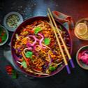 Crispy Beef Gochujang Noodles