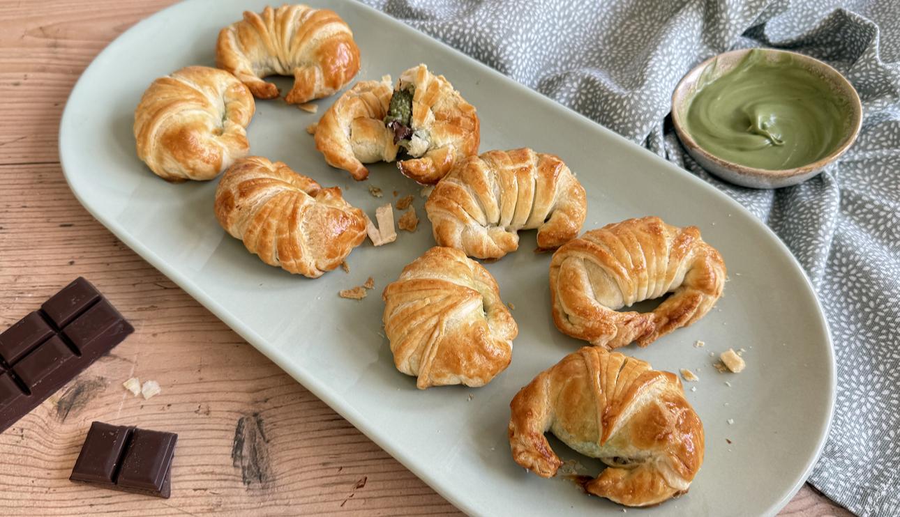 Croissant de chocolate