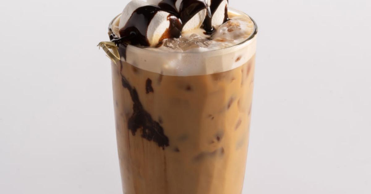 Campfire S’mores Cold Brew by Seattle’s Best Coffeeᵀᴹ with iced coffee, chocolate, marshmallows, and graham cracker crumbs.