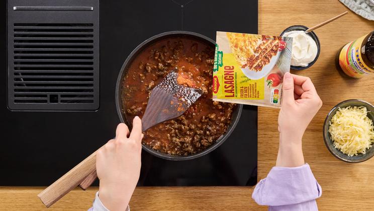 Schnelle Lasagne in der Heißluftfritteuse