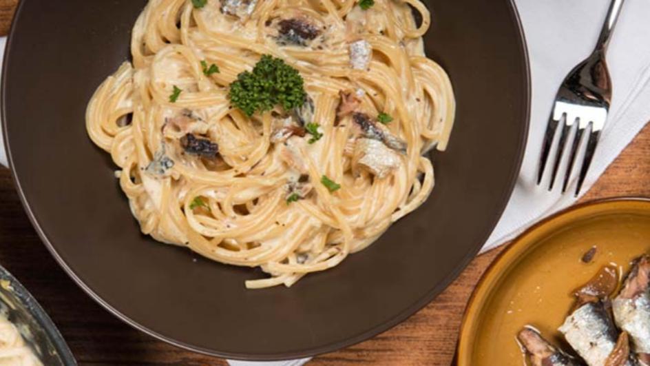 Spaghetti with Spanish Style Sardines