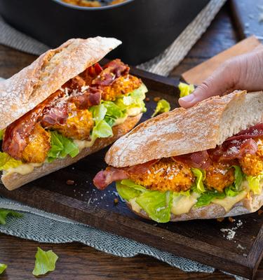 Chicken Caesar Sandwich im Airfryer