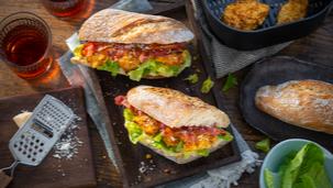Chicken Caesar Sandwich im Airfryer