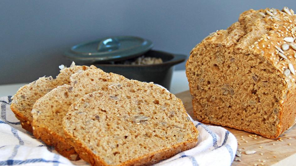 Dinkelvollkornbrot ohne Hefe