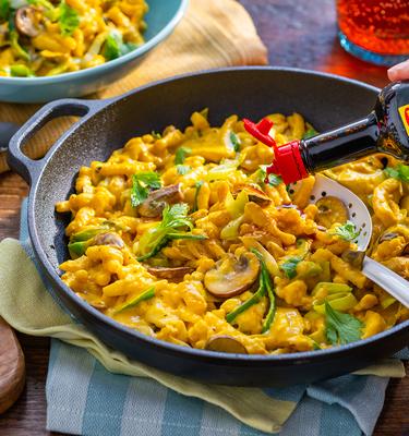 Kürbis-Spätzle-Pfanne