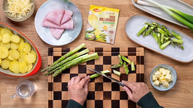 Spargel-Kartoffel-Auflauf