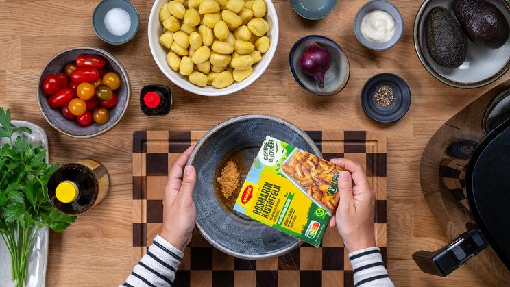 Loaded Gnocchi im Airfryer