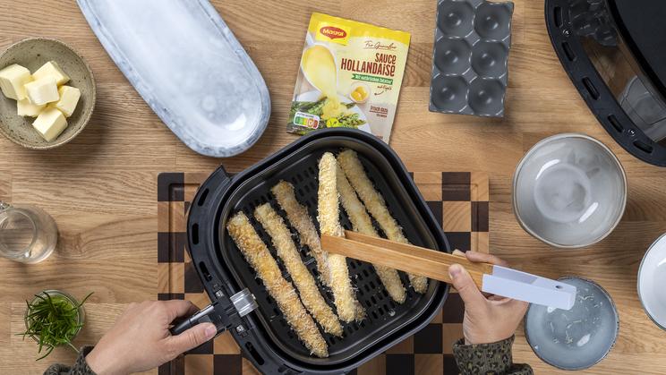 Parmesan-Spargel im Airfryer