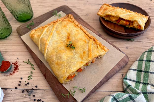 Empanada de langostinos