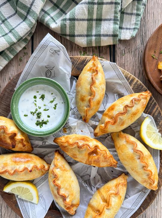 Empanadas argentinas de pulled pork y maíz