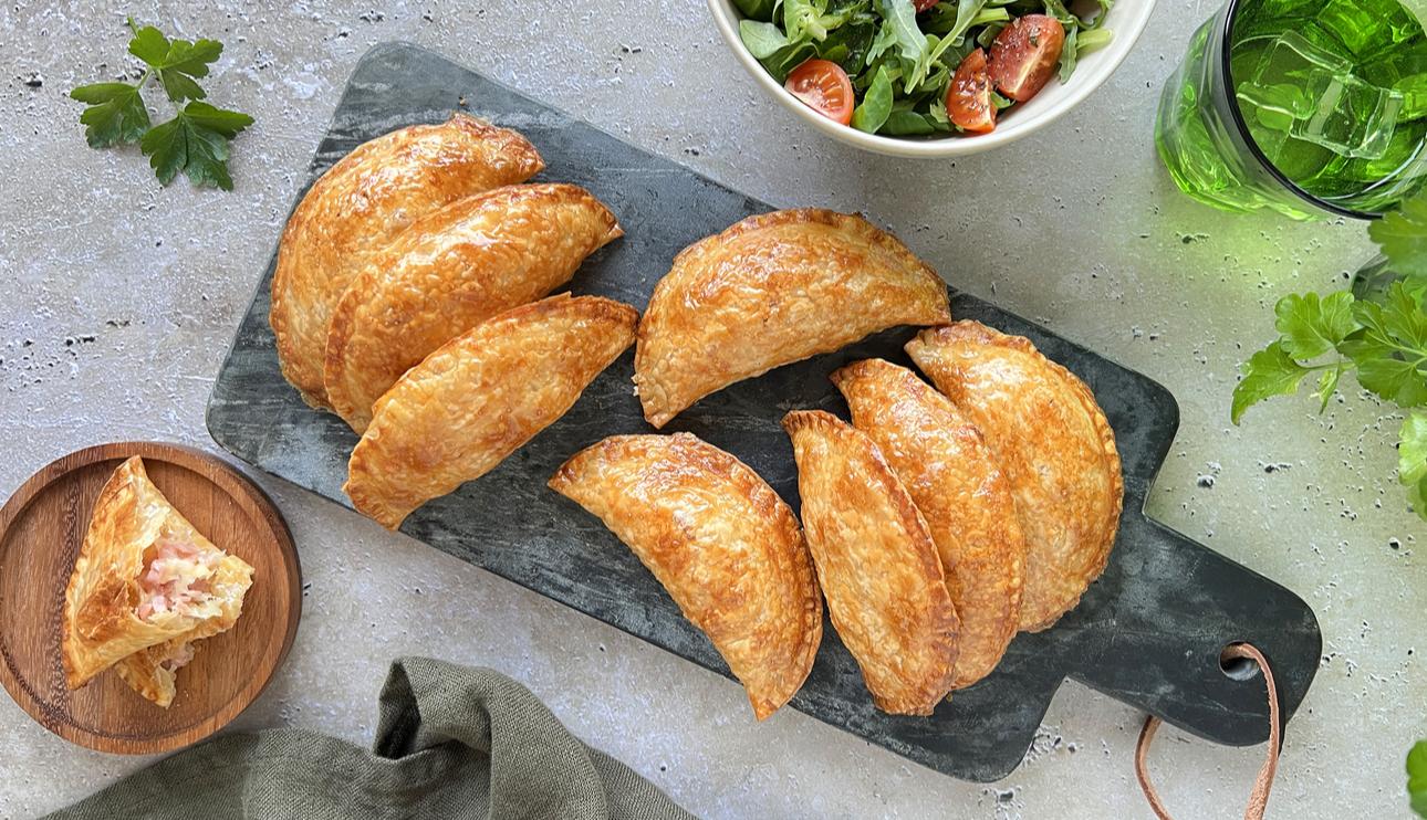 Empanadillas de jamón dulce y queso