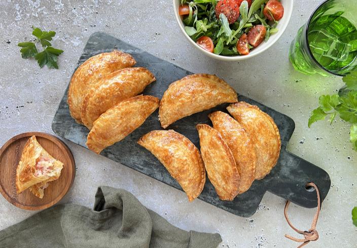 Empanadillas de jamón dulce y queso