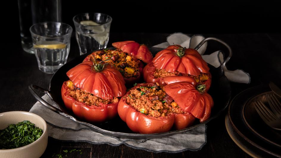 Gefüllte Tomaten mit Couscous