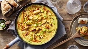 Linsen-Curry mit Hähnchen