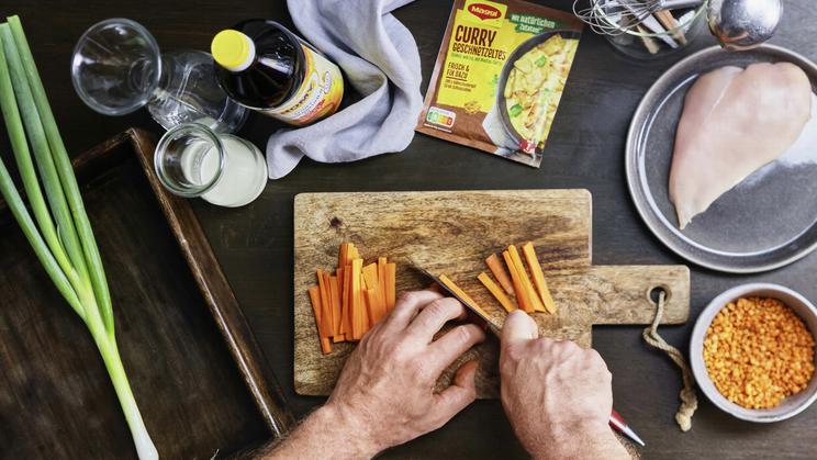 Linsen-Curry mit Hähnchen