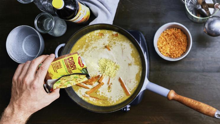 Linsen-Curry mit Hähnchen