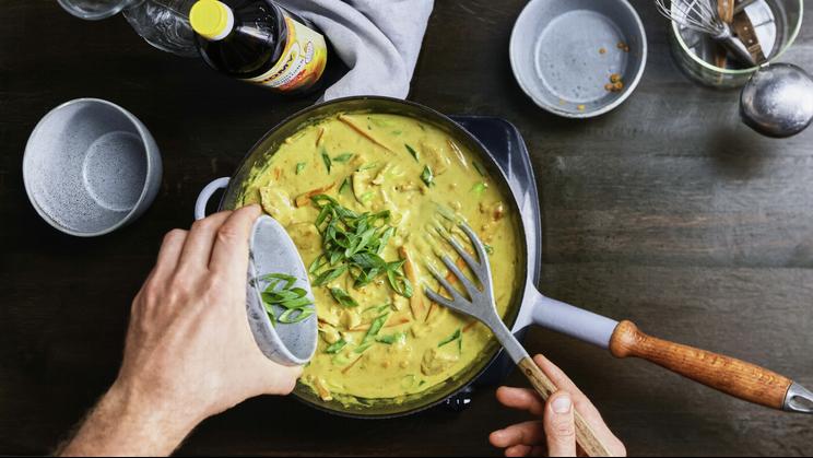 Linsen-Curry mit Hähnchen