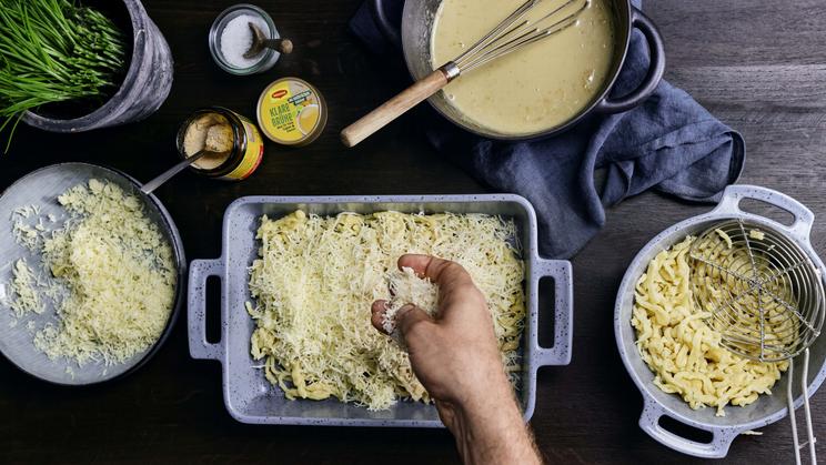 Käsespätzle aus dem Ofen