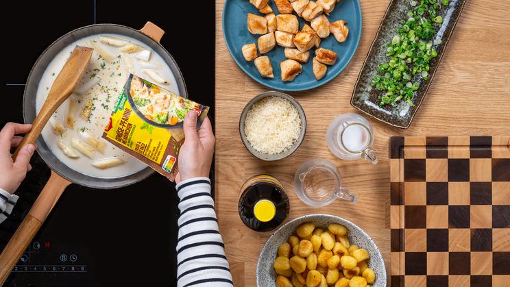 Spargel-Gnocchi-Pfanne