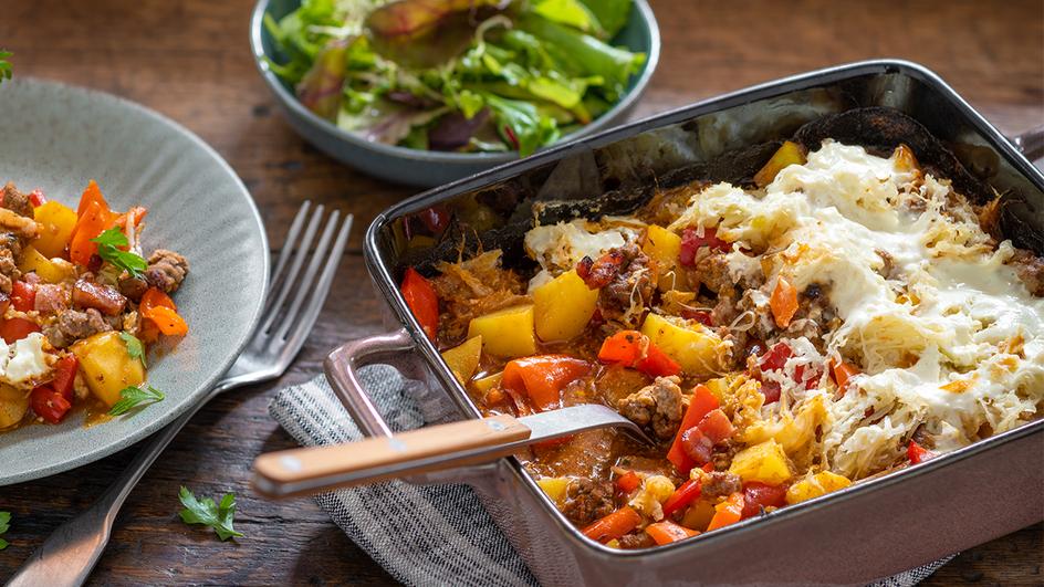 Bauerntopf mit Sauerkraut