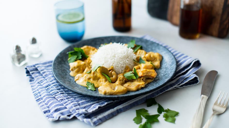 Curry-Hähnchen-Geschnetzeltes