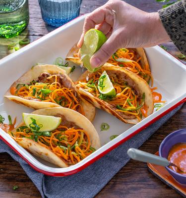 Smashed Bánh mì Tacos