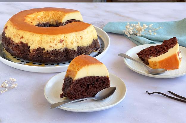 Chocoflan o pastel imposible