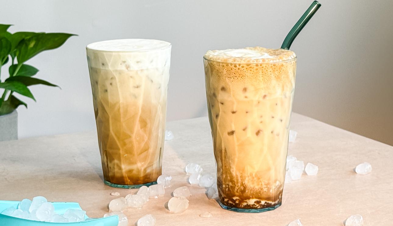 Flan Iced Latte