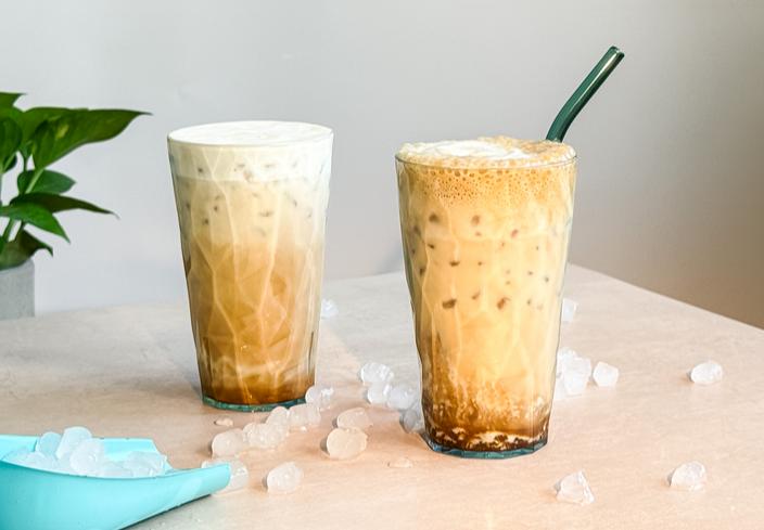 Flan Iced Latte