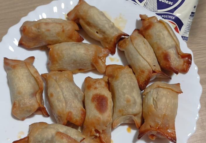 Chistorra en gabardina de Almudena Paredes de Leganés (Madrid)