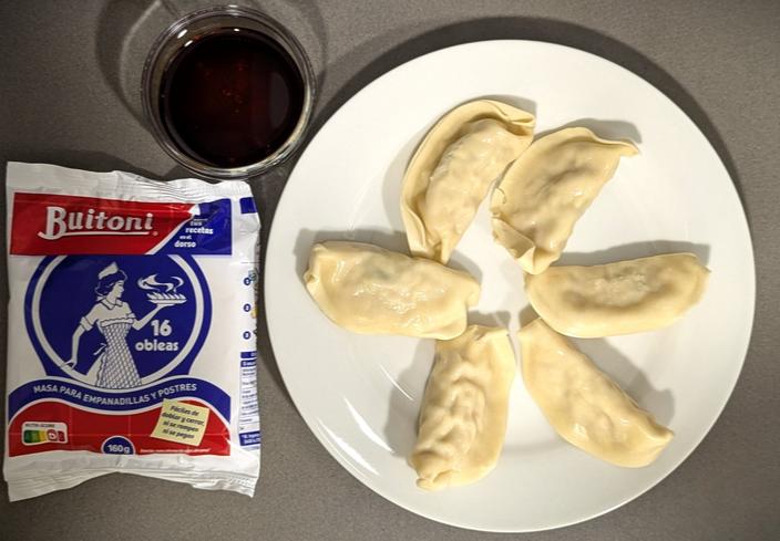 Gyozas de carne con masa BUITONI de María López de Segovia