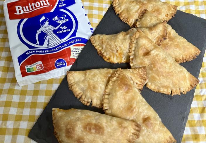 Empanadillas estilo carbonara de María del Rocío Álvarez de Mondariz (Pontevedra)