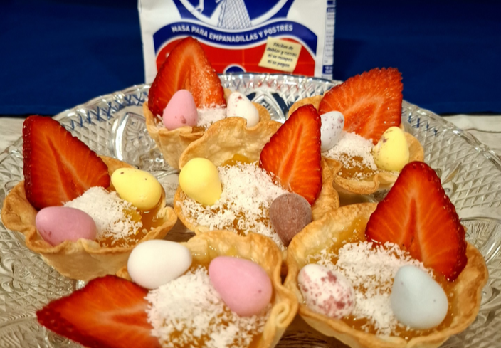 Tartaletas dulces en forma de nido de Teresa Recio de Barcelona (Barcelona)