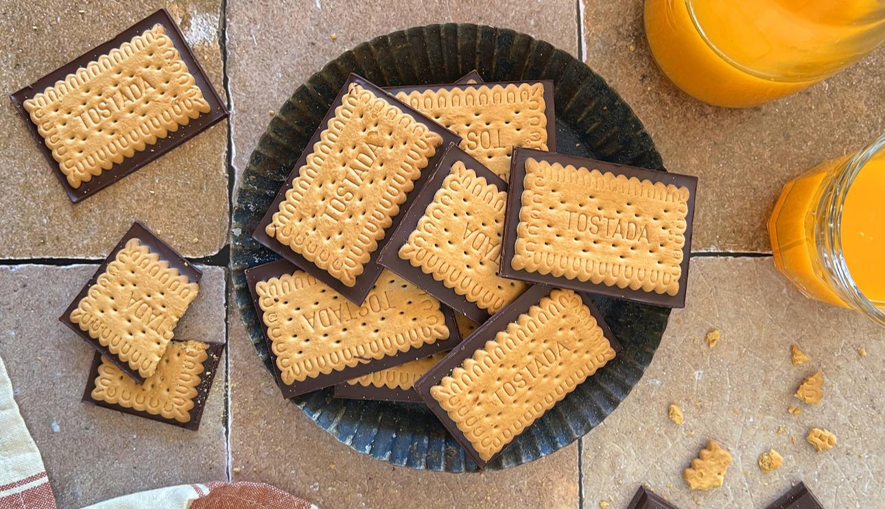 Galletas con chocolate