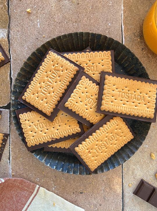 Galletas con chocolate