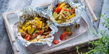 Gemüse-Päckchen vom Grill