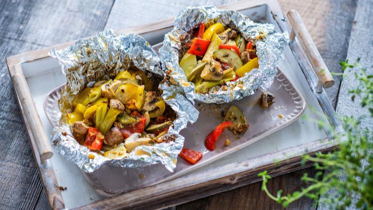 Gemüse-Päckchen vom Grill