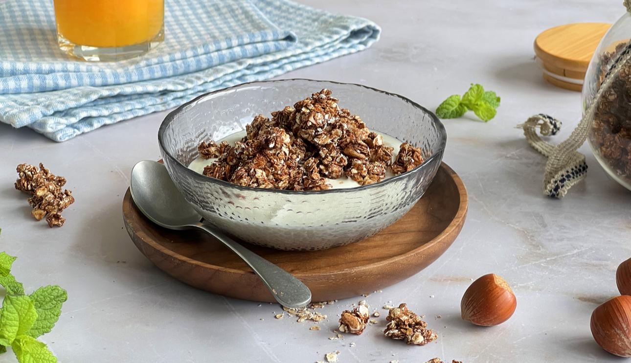 Granola de chocolate