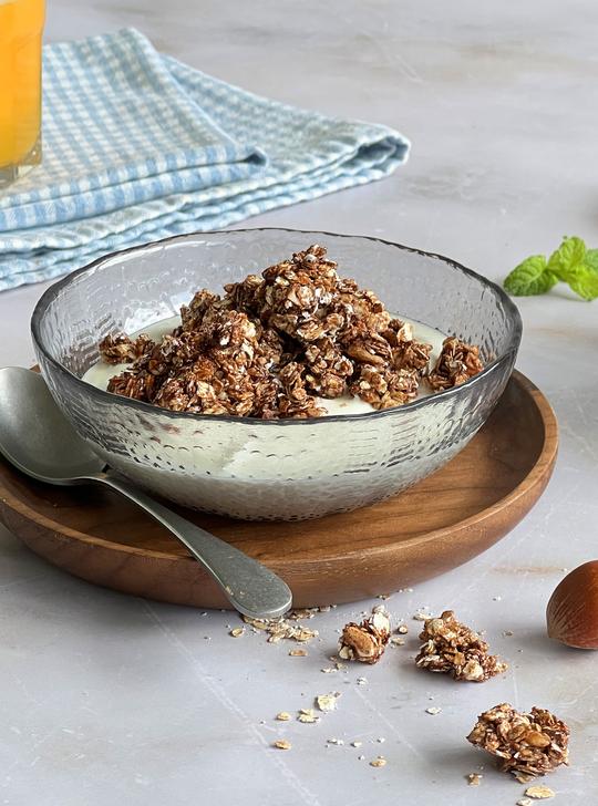 Granola de chocolate