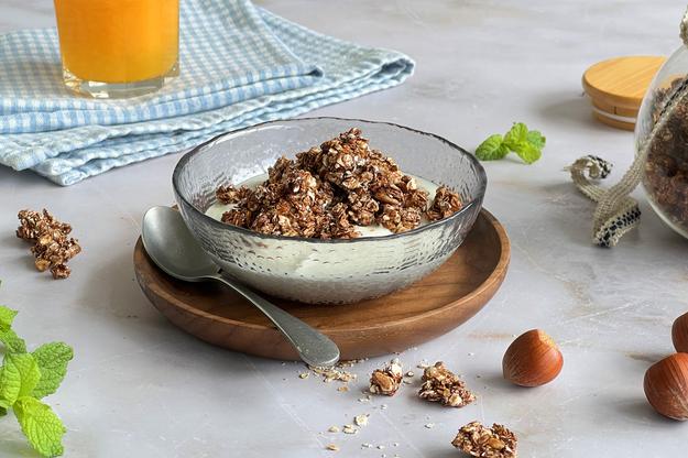 Granola de chocolate