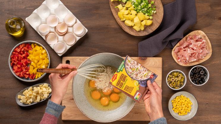 Frittata mit Raclettekäse