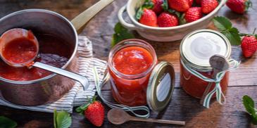 Würzige Erdbeermarmelade