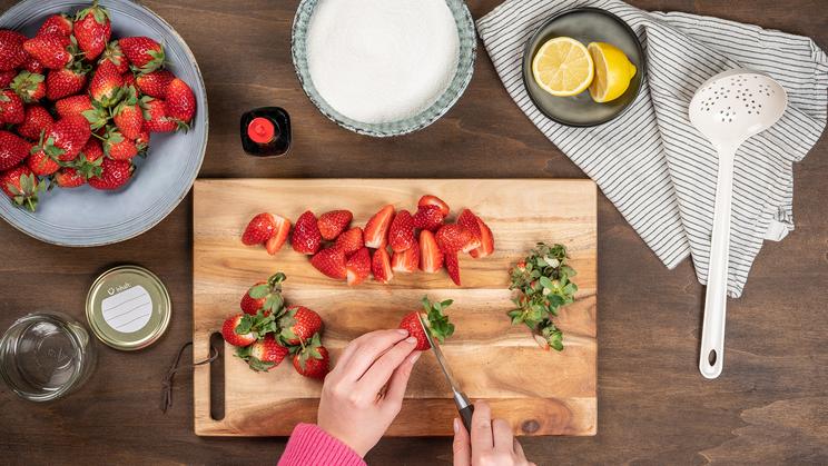 Würzige Erdbeermarmelade