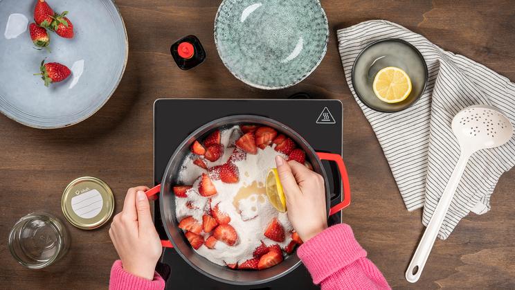 Würzige Erdbeermarmelade