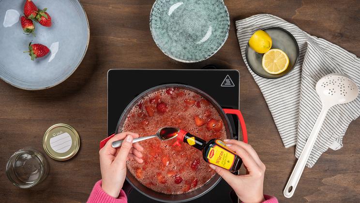 Würzige Erdbeermarmelade