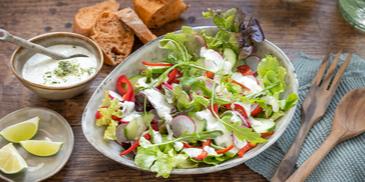 Bunter gemischter Salat - einfach und schnell