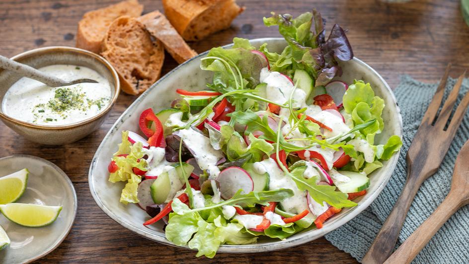 Bunter gemischter Salat - einfach und schnell